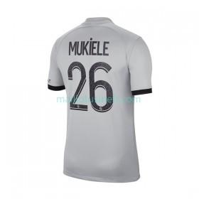 Maillot de Foot Paris Saint-Germain Mukiele 26 Extérieur 2022-23